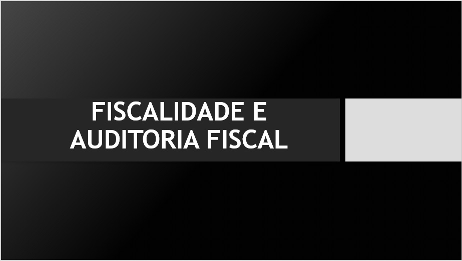 Course Image Fiscalidade e Auditoria Fiscal